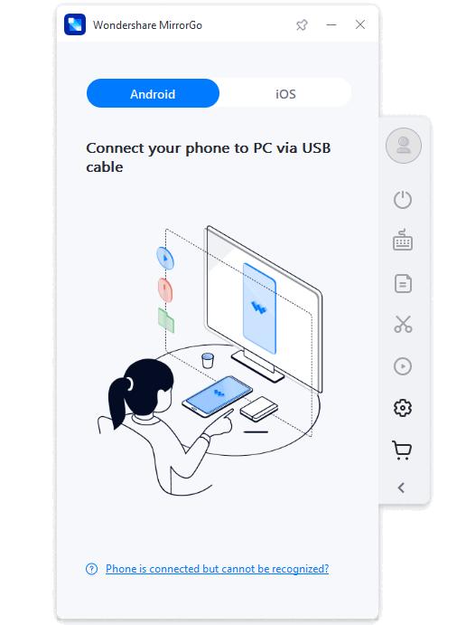 Wondershare MirrorGo下载,手机映射,手机同步,手机管理,手机投屏